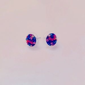 Multi colored earrings